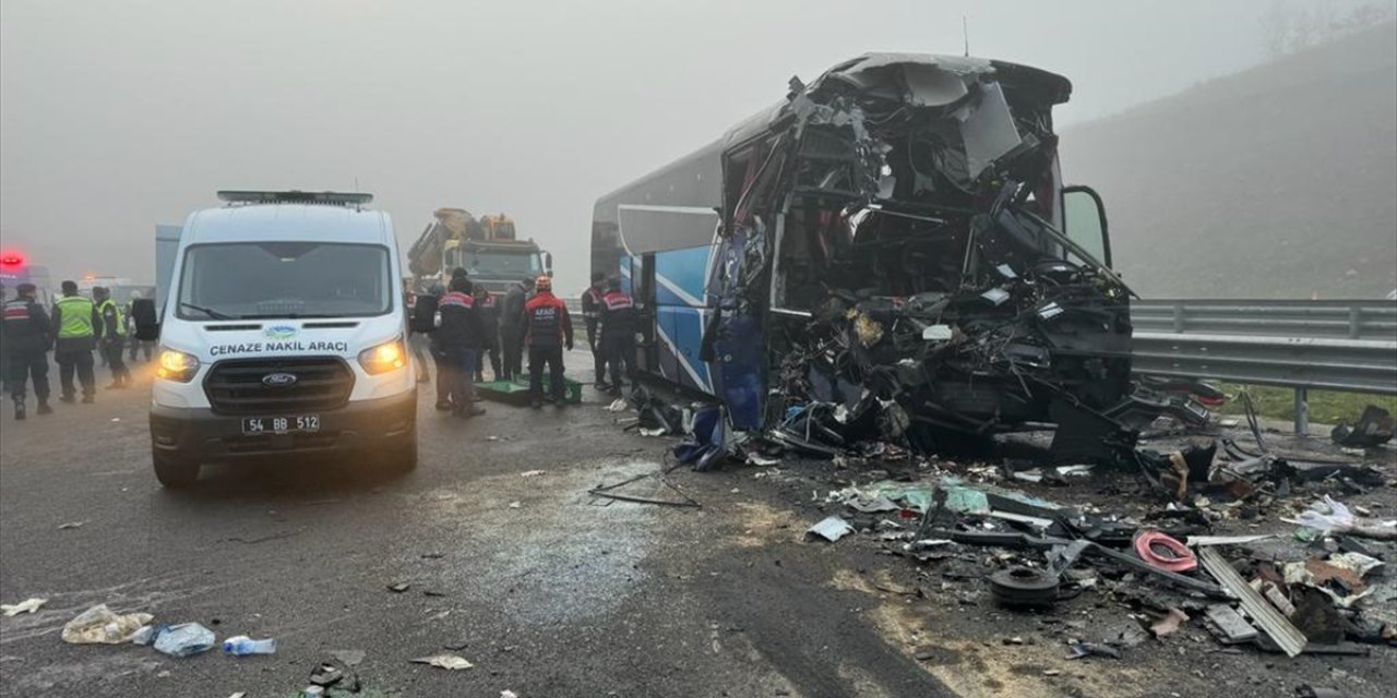 Kuzey Marmara Otoyolu'nda zincirleme kazada kahreden detay ortaya çıktı