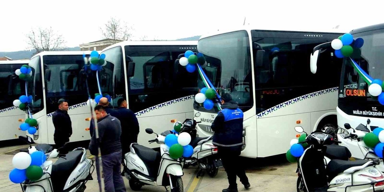 Muğla Büyükşehir Belediyesi, araç filosuna 126 araç ekledi