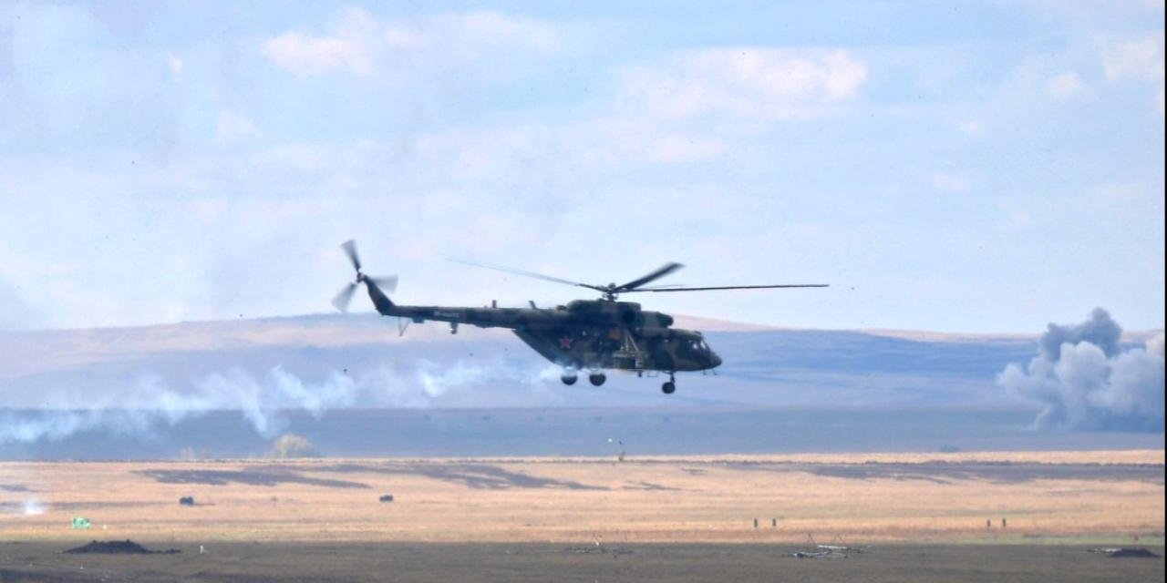 Son dakika haberi... Mi-8 askeri helikopteri düştü