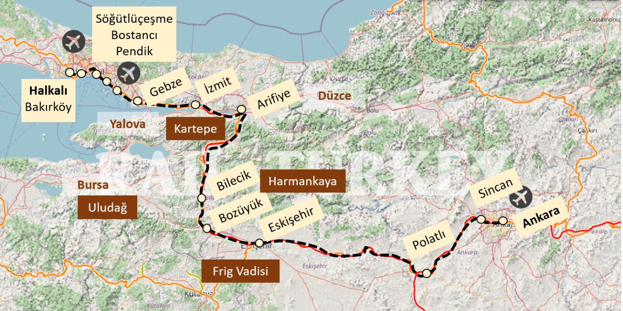 Ankaralılara ve İstanbullulara müjde! 80 dakikaya düşecek!