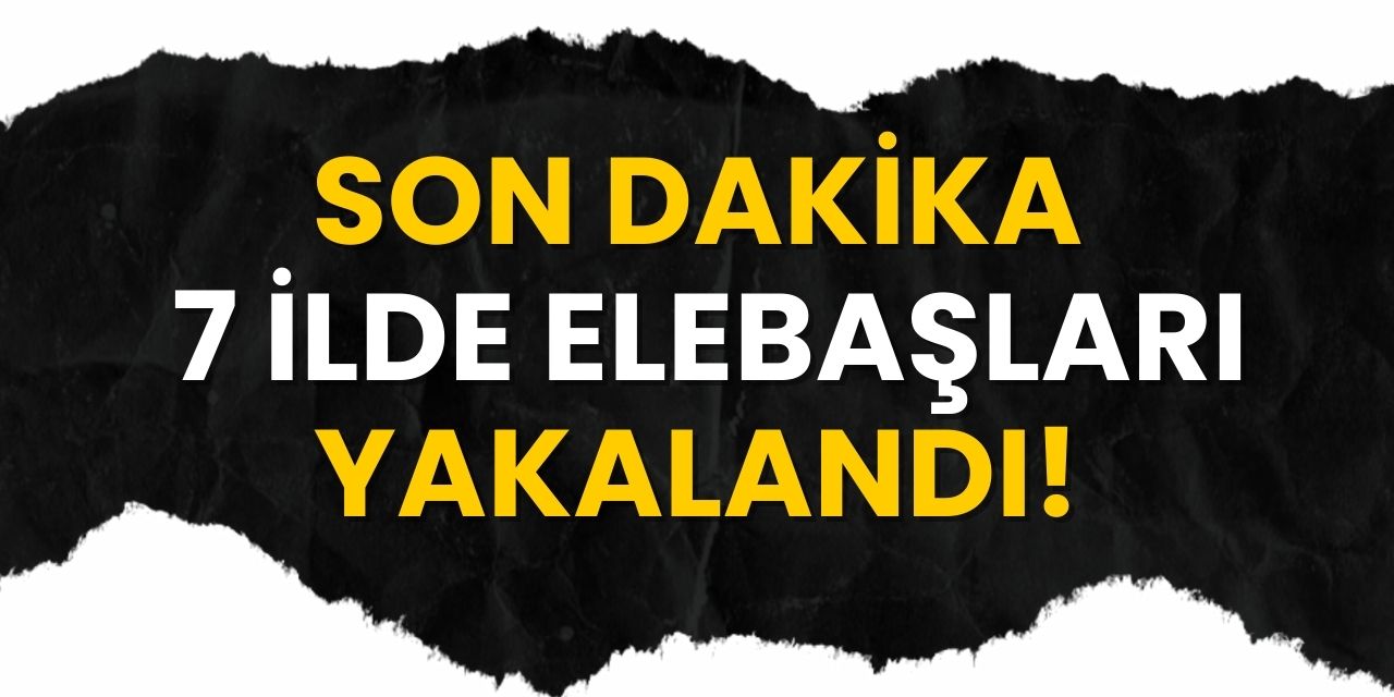 Son dakika 7 ilde elebaşları yakalandı! Çökertildiler