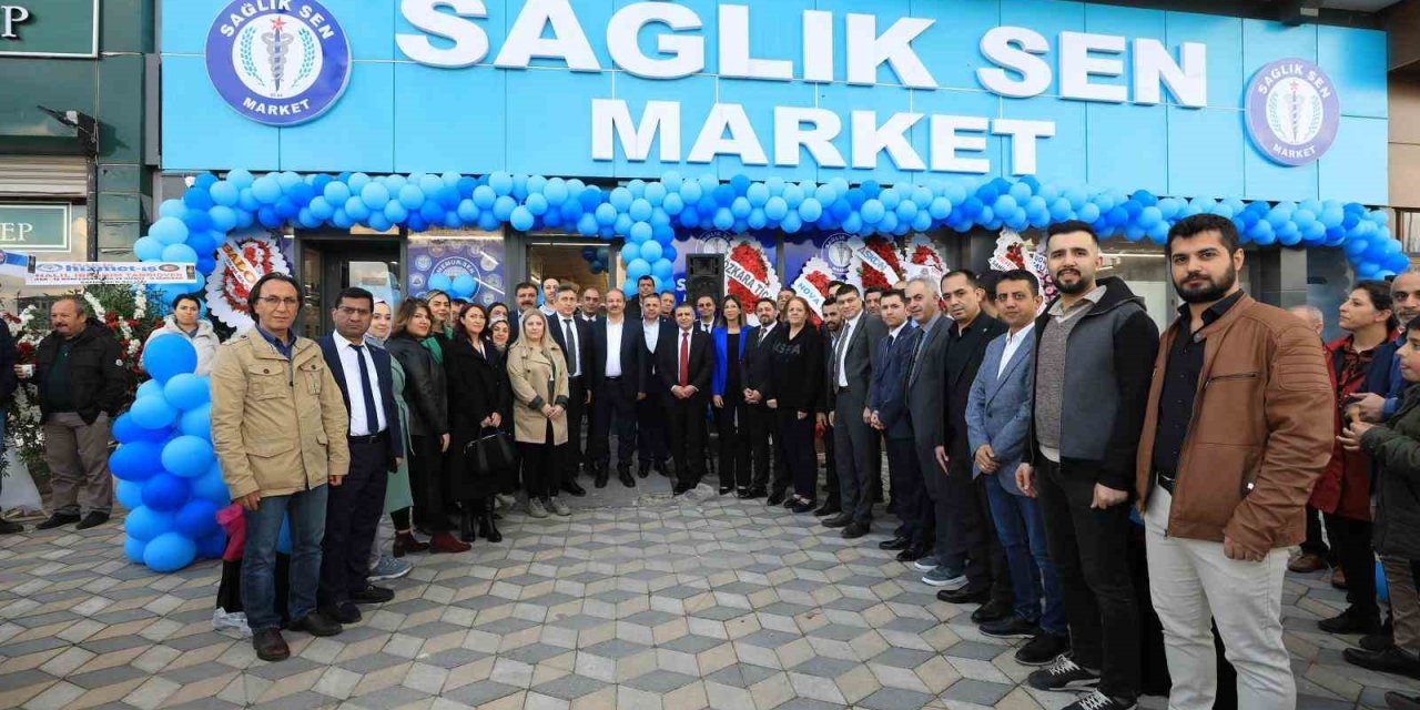 Sağlık-Sen Market'in ilk şubesi Gaziantep'te açıldı