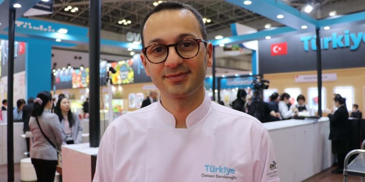 Michelin yıldızlı Türk şef, Tokyo'daki fuarda lezzet şovu yaptı!