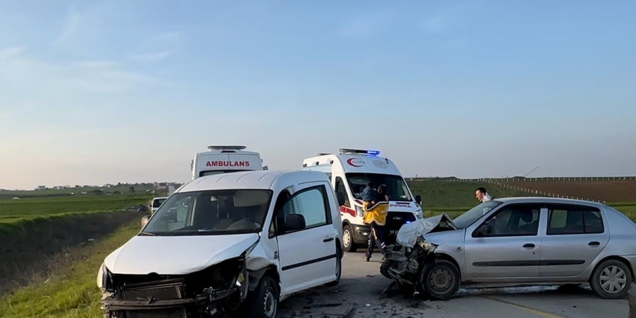 Tekirdağ’da feci kaza! 2'si çocuk 7 kişi yaralandı.