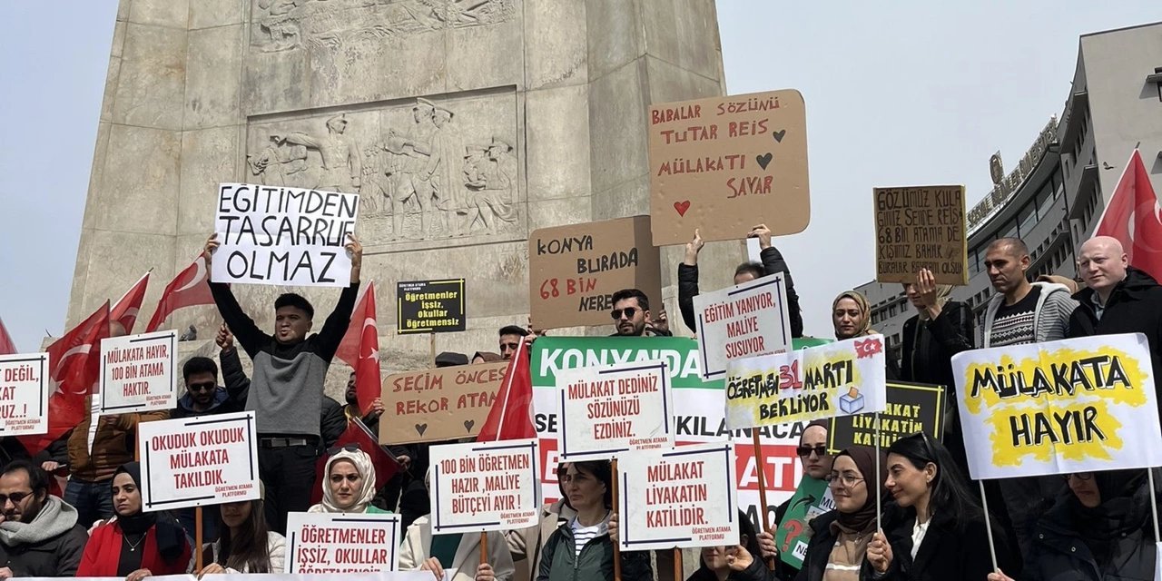 Atama Bekleyen Öğretmenler Ankara Ulus'ta MEB'e seslendi!