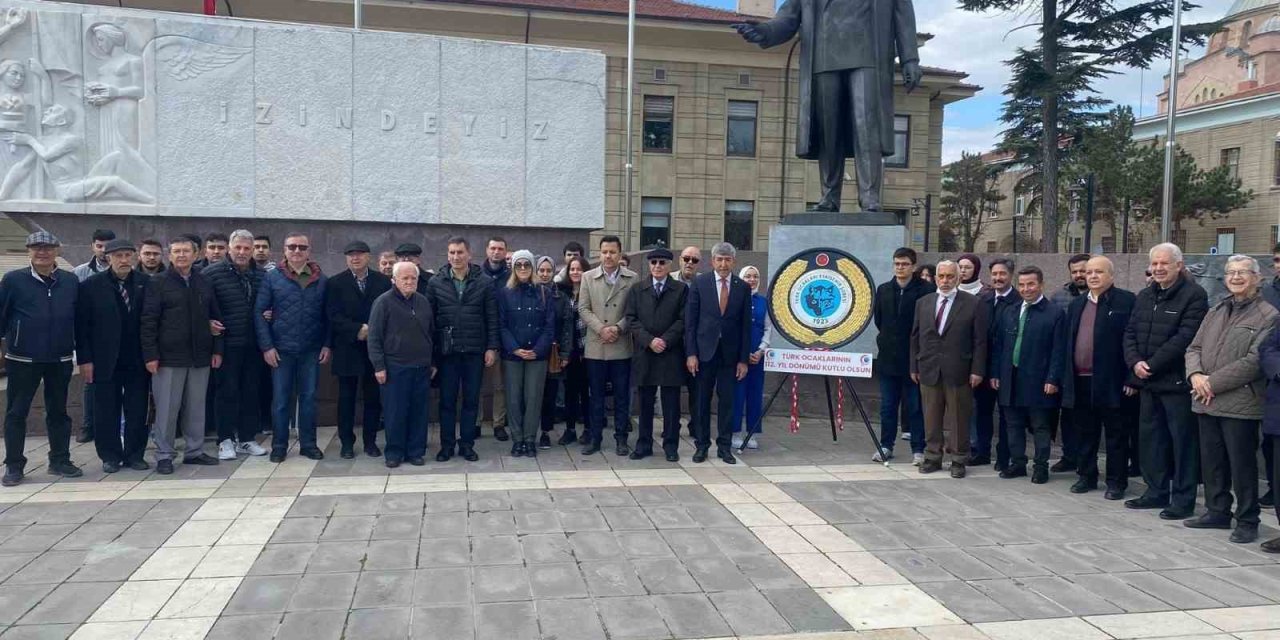 Türk Ocakları’nın 112’nci kuruluş yıldönümü için tören yapıldı