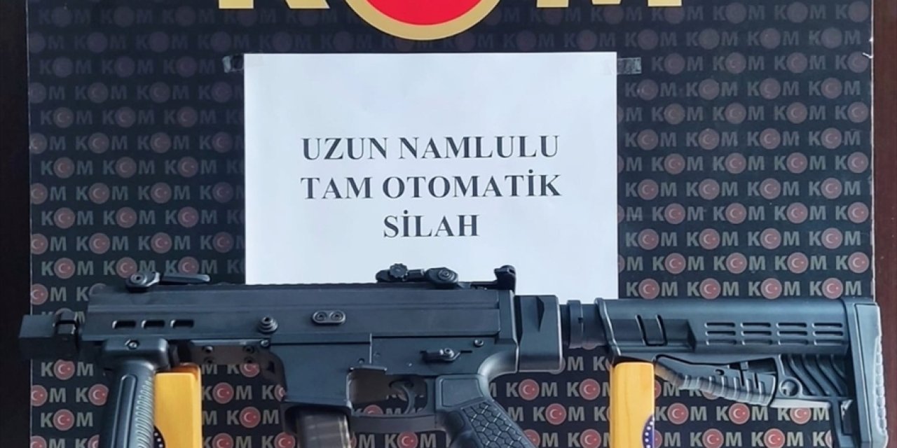 Kastamonu'da uzun namlulu tam otomatik silah ele geçirildi