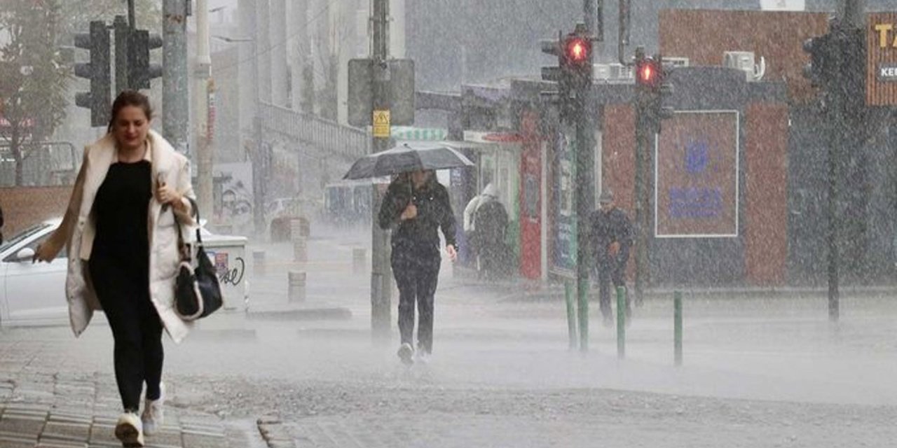 Meteoroloji'den kuvvetli rüzgar ve yağış uyarısı