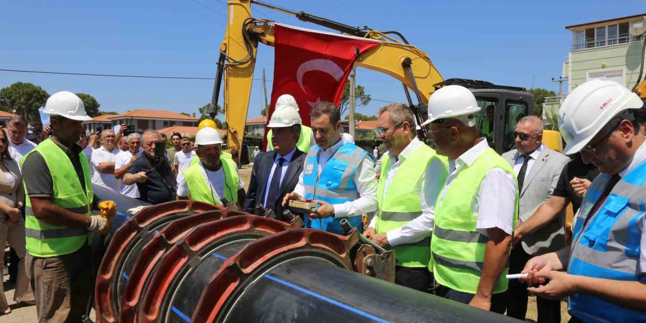 Balıkesir BŞB Başkanı Akın, Ayvalık’ın su sorununu tarihe gömecek ilk adımı attı