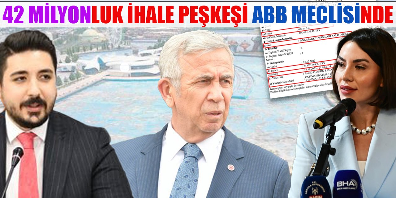 CHP Grup Sözcüsüne çekilen 6 yıldır kapalı ANKAPARK dahil 5 ihalede 42 milyonluk peşkeş ABB Meclisine taşındı