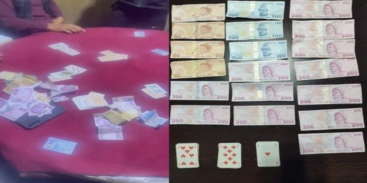 Ardahan’da kumar oynayanlara suçüstü: 32 bin 125 lira ceza