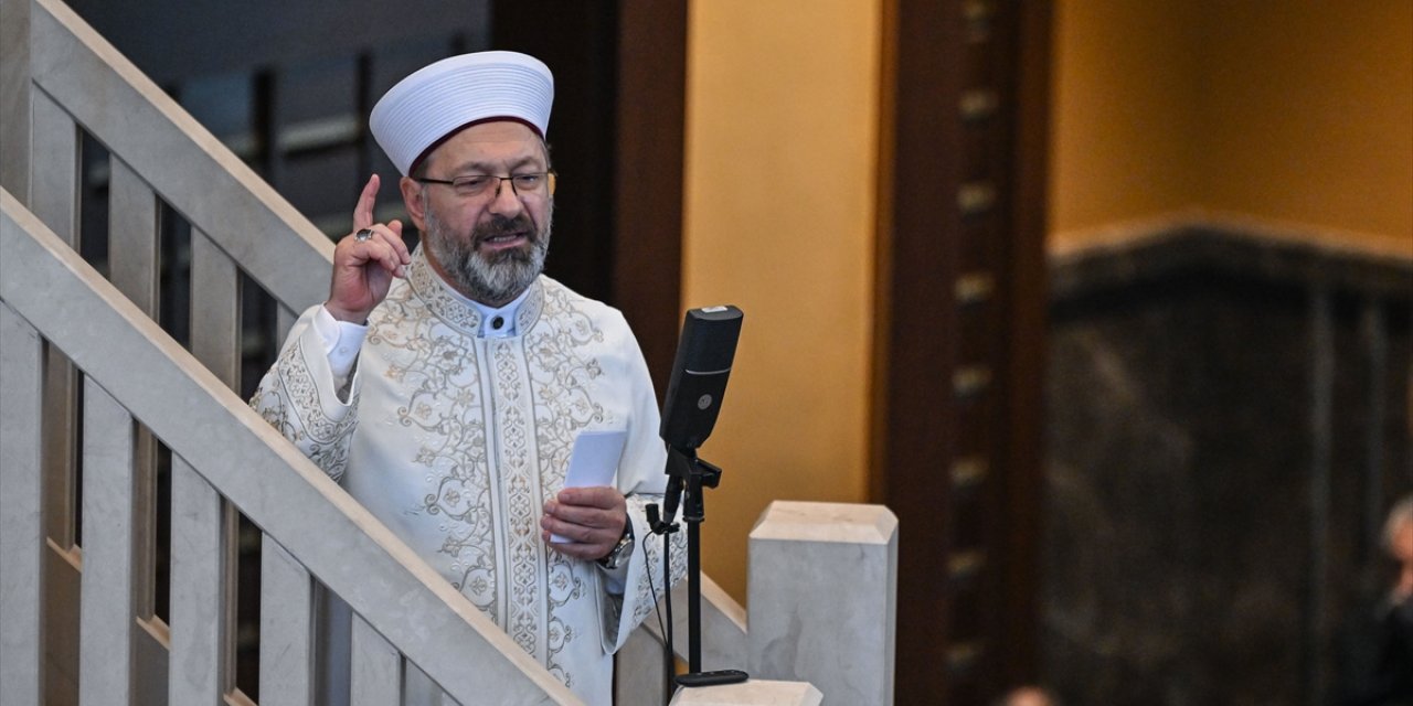 Diyanet İşleri Başkanı Ali Erbaş: Mazlumun yanında yer alalım