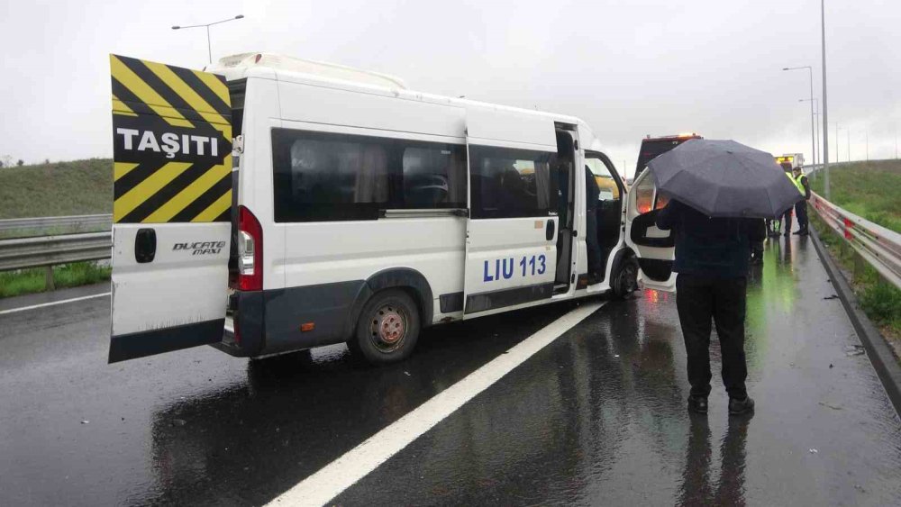 Kuzey Marmara Otoyolu’nda kaza! 13 kişi yaralandı