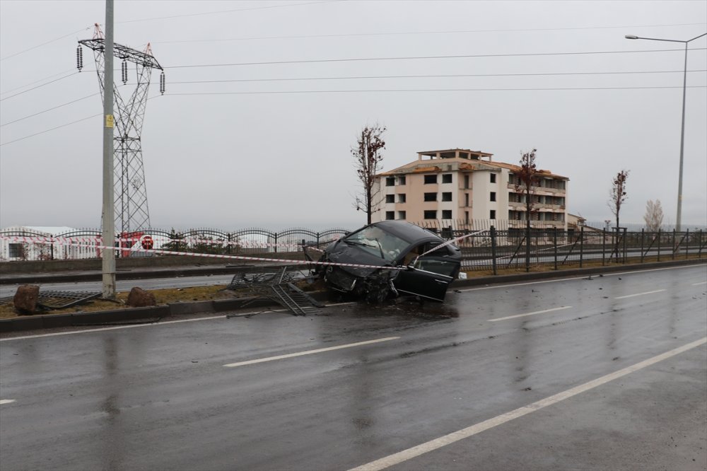 Erzurum'da feci kaza!