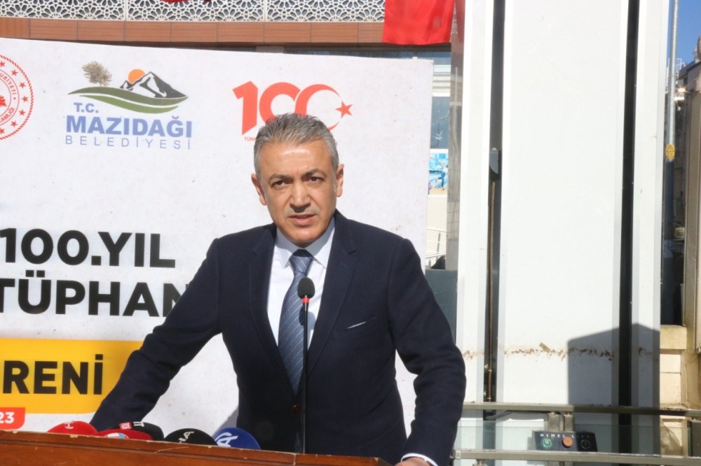 Kültür ve Turizm Bakan Yardımcısı Gökhan Yazgı Mardin’de kütüphane açılışına katıldı