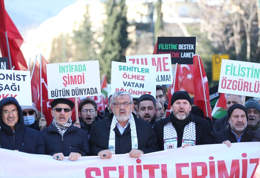 Vatandaşlar ayağa kalktı! Teröre tepki, Gazze'ye destek yürüyüşleri yapıldı