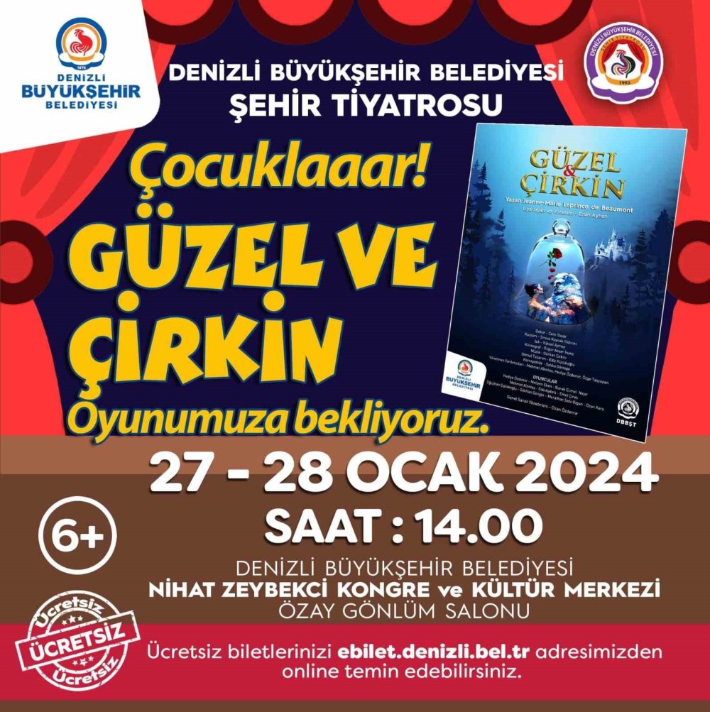 Denizli Büyükşehirden çocuklara tatil hediyesi