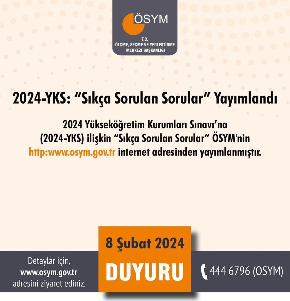 Öğrencilerin en fazla sorduğu sorular ortaya çıktı! ÖSYM tek tek cevapladı!