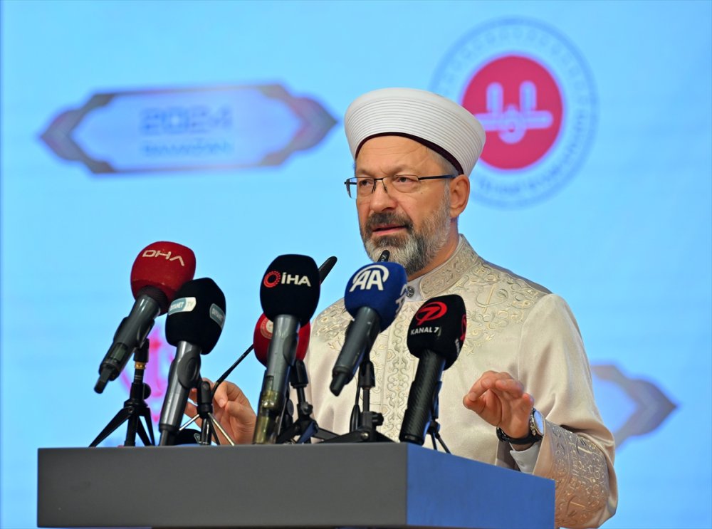 Diyanet İşleri Başkanı Erbaş 2024 Yılı Ramazan Ayı Tanıtım Toplantısı'nda konuştu: