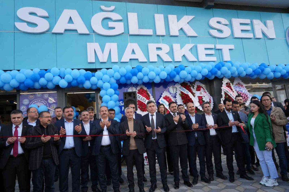 Sağlık-Sen Market'in ilk şubesi Gaziantep'te açıldı