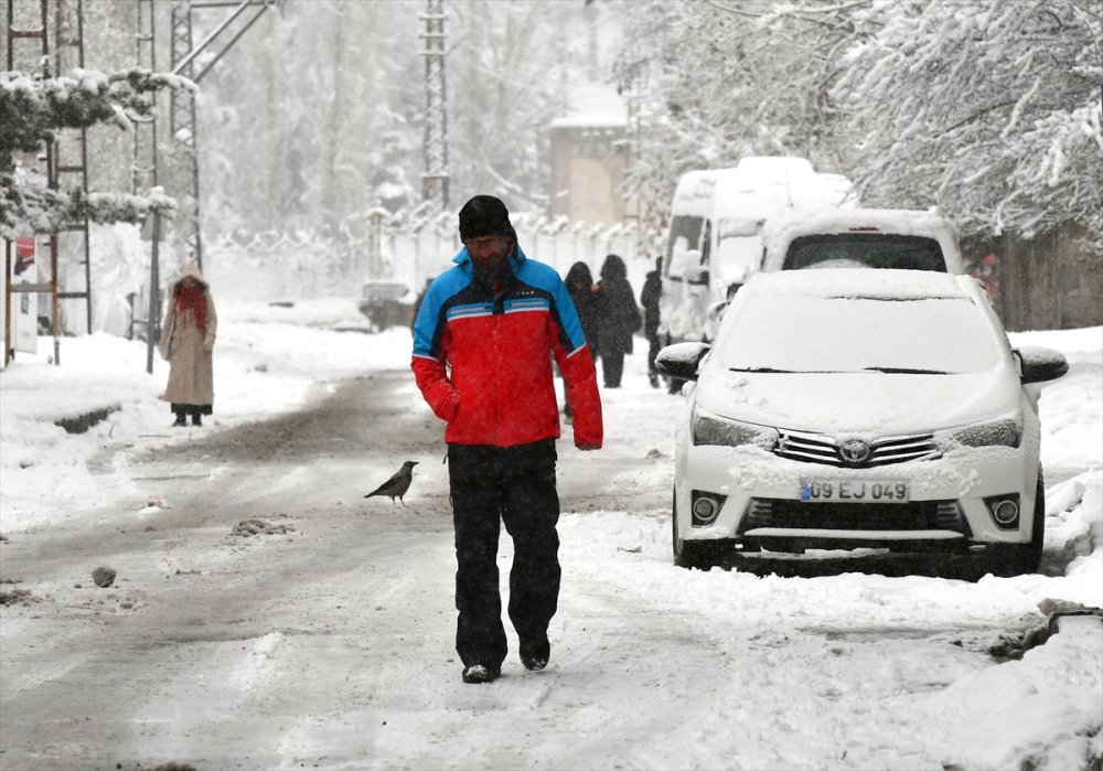 Erzurum ve Kars karla kaplandı