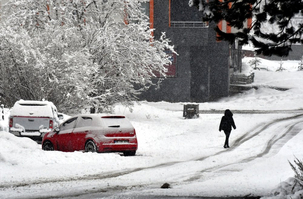 Erzurum ve Kars karla kaplandı